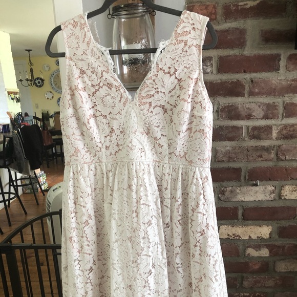 Lulus Dresses & Skirts - Lulu’s white lace dress
